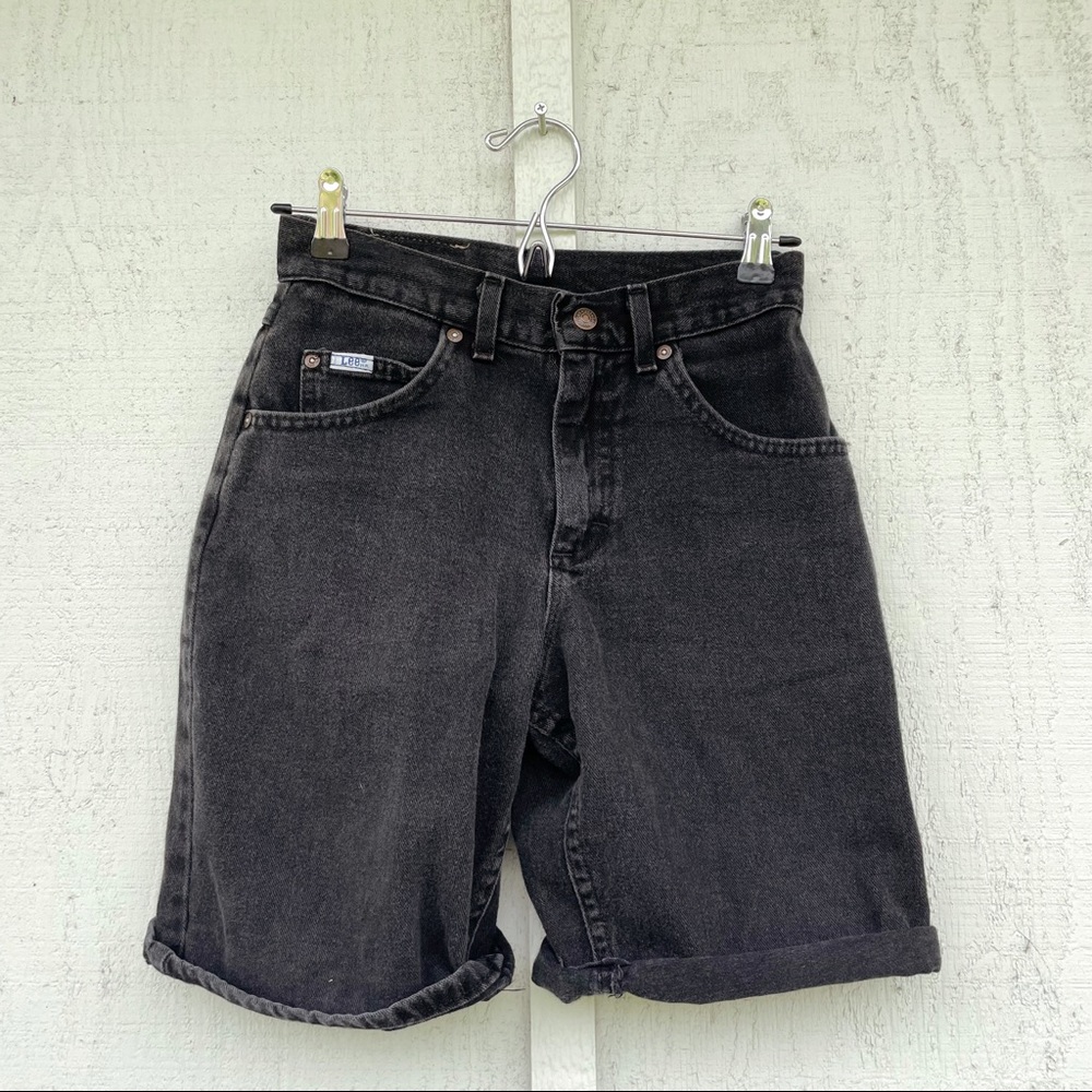 LEE Vintage 90’s Black Hi Rise Mom Jeans USA EUC
